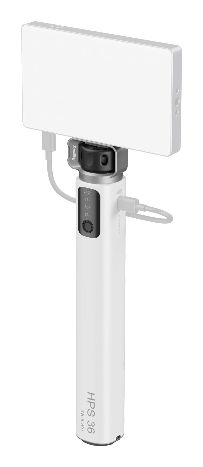 SmallRig HPS36 Power-Stick – 5000 mAh, USB-C PD 36 W, 2× USB-C – für Kamera – Silber