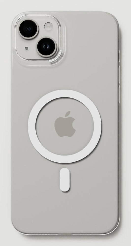 Nudient – Backcover – für Apple iPhone 15 Plus – transparent – MagSafe-kompatibel