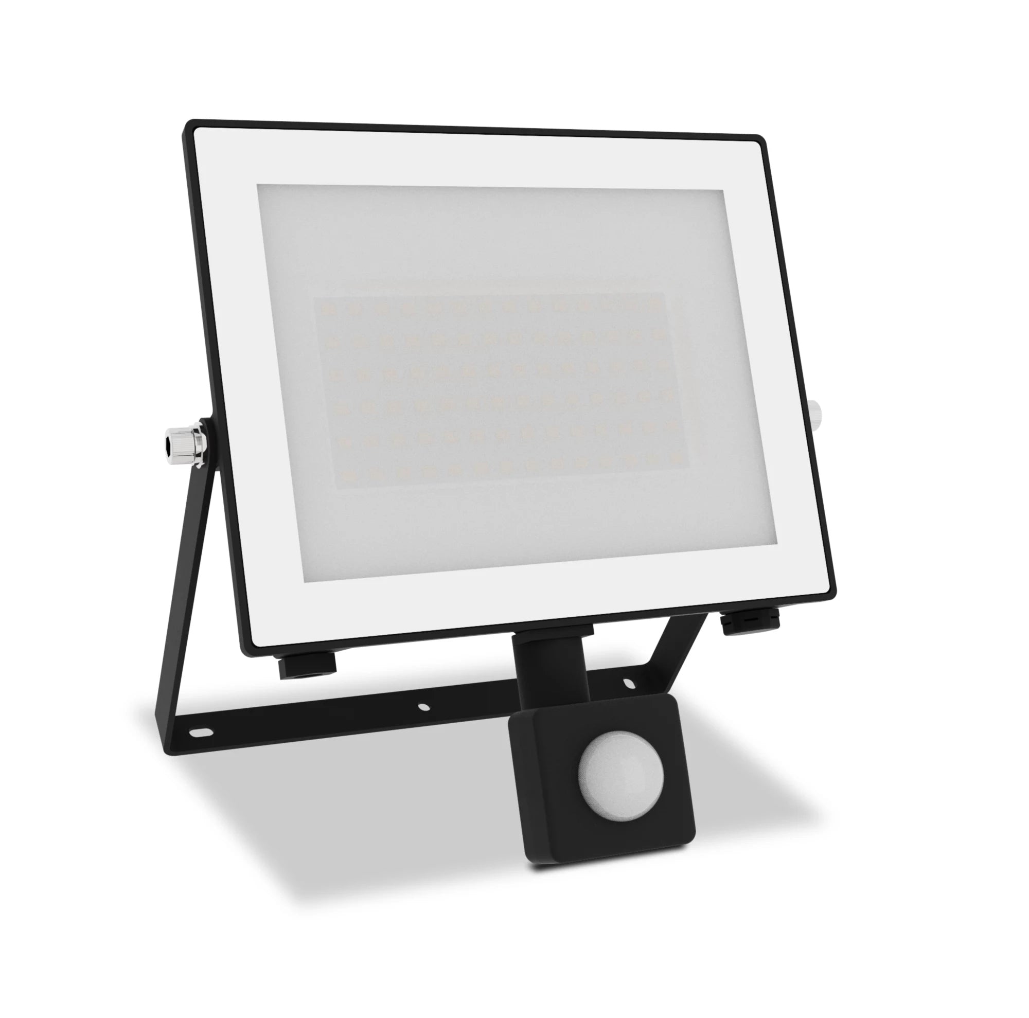Philips by Signify Philips Aussenwandleuchte – Warmweiss, 3000 K – IP65 – Netzbetrieb – mit Bewegungsmelder – Schwarz – Aluminium