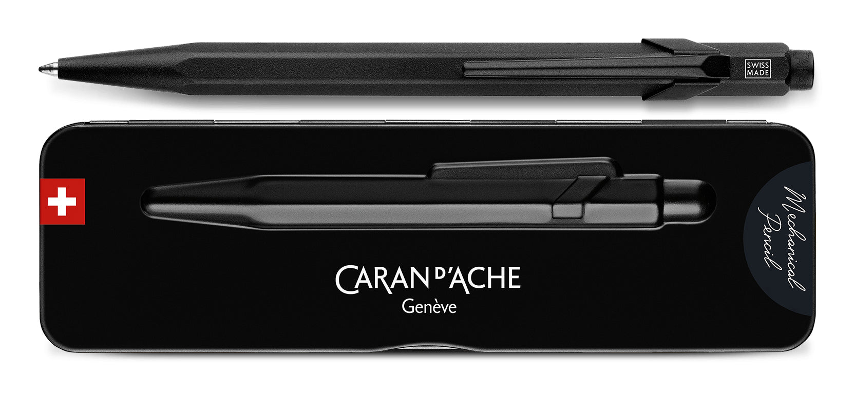 Caran d-Ache Caran d’Ache 849 Premium Black Code Druckbleistift – 0,7 mm – Aluminium – Schwarz