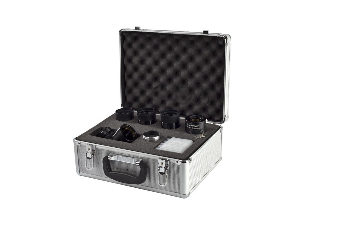 Celestron Okular- und Filter-Kit – 2" – Schwarz/Silber