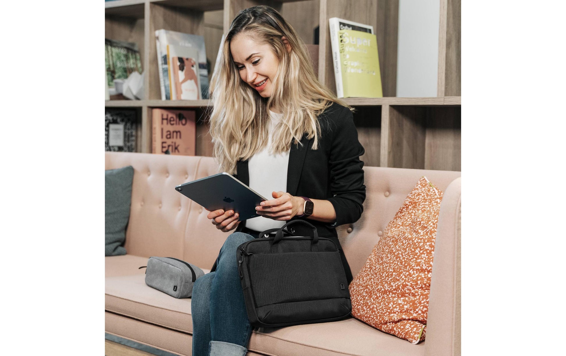 DICOTA Eco Slim MOTION Tablet-Hülle für Tablets bis 11,6" – Schwarz