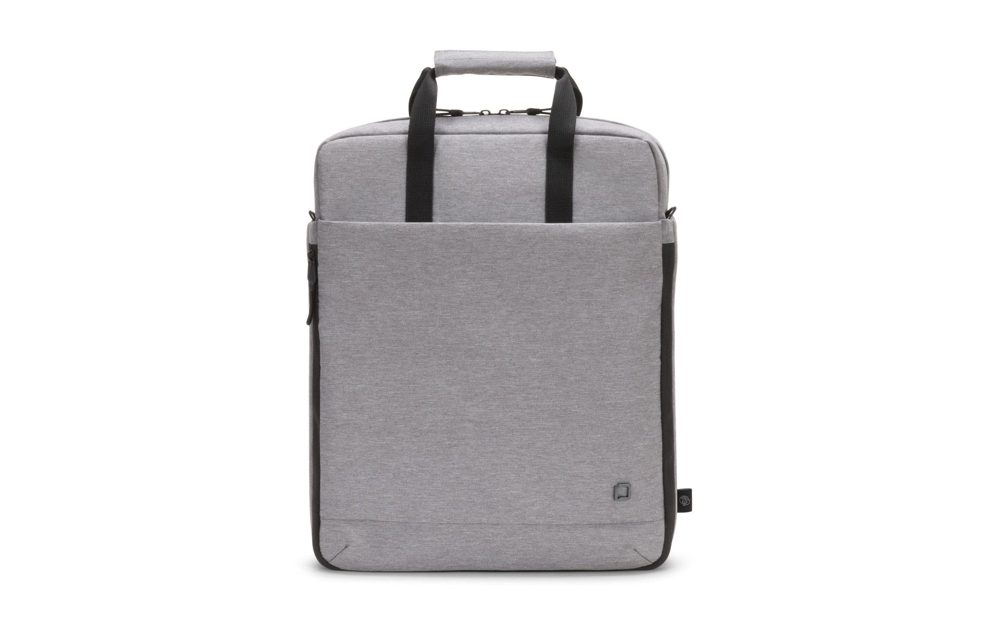 DICOTA Eco MOTION Notebook-Tasche bis 15,6" – aus recycelten Materialien, abnehmbarer Schultergurt – Grau
