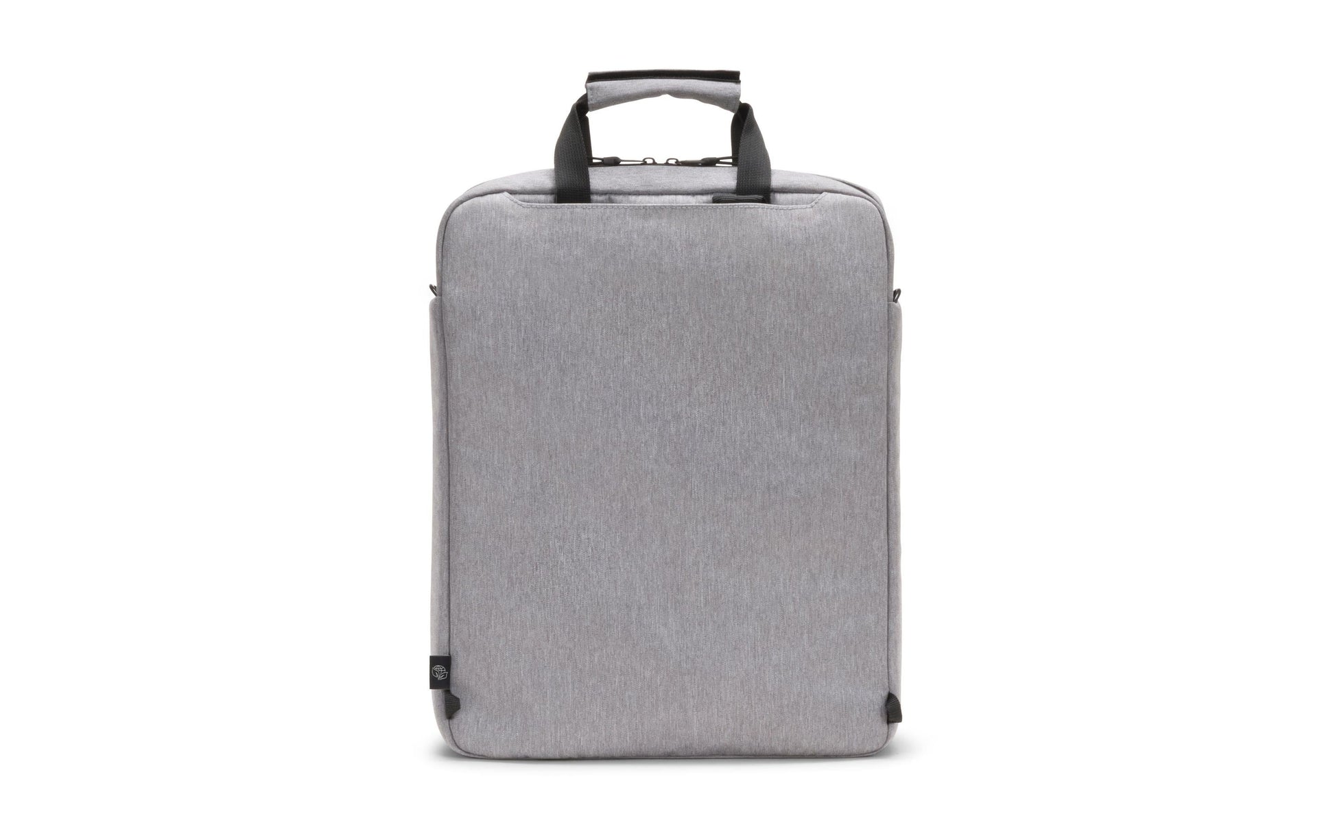 DICOTA Eco MOTION Notebook-Tasche bis 15,6" – aus recycelten Materialien, abnehmbarer Schultergurt – Grau