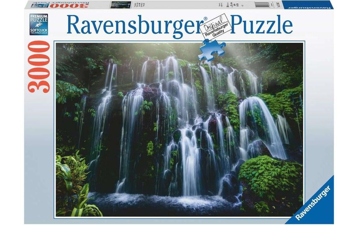 Ravensburger Puzzle Wasserfall auf Bali – 3000 Teile – 121 × 80 cm – ab 14 J.