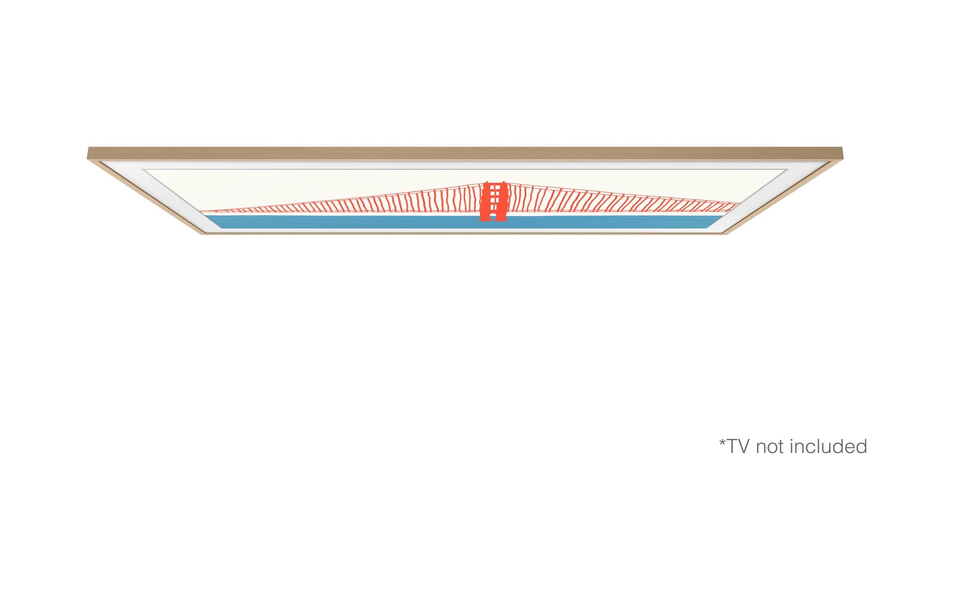 Samsung VG-SCFA85BEBXC – LED-Wandrahmen, 85,0", für The Frame 6.0 (2022) (LS03B), Beige