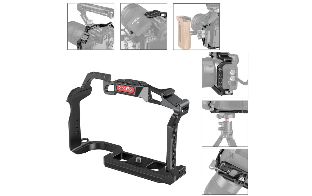 SmallRig 2982B Cage – Aluminium, 1/4" Gewinde – für Canon EOS R5, EOS R6, EOS R5 C – Schwarz