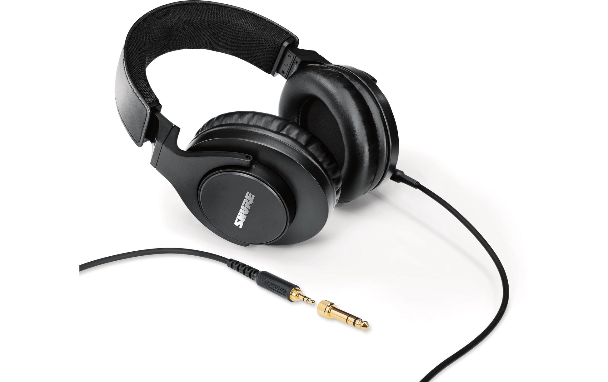 Shure SRH440 – Over-Ear Studiokopfhörer – 6,3 mm Klinke, geschlossen, 3 m, 40 Ω – Schwarz