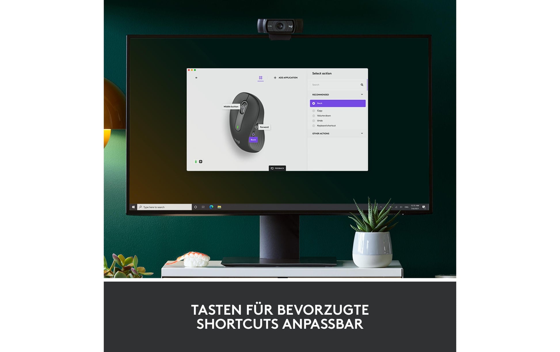 Logitech Signature M650 L für Business – Maus – Kabellos (Bluetooth/2,4 GHz), Logi Bolt, Linkshändig