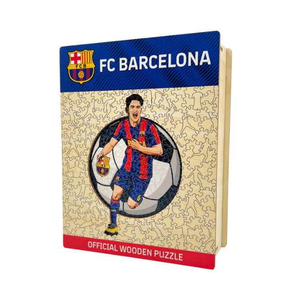 Iconic Puzzles Puzzle FC Barcelona – Gavi – 270 Teile – 30 × 42 cm – ab 10 J. – Holz – Mehrfarbig – FSC