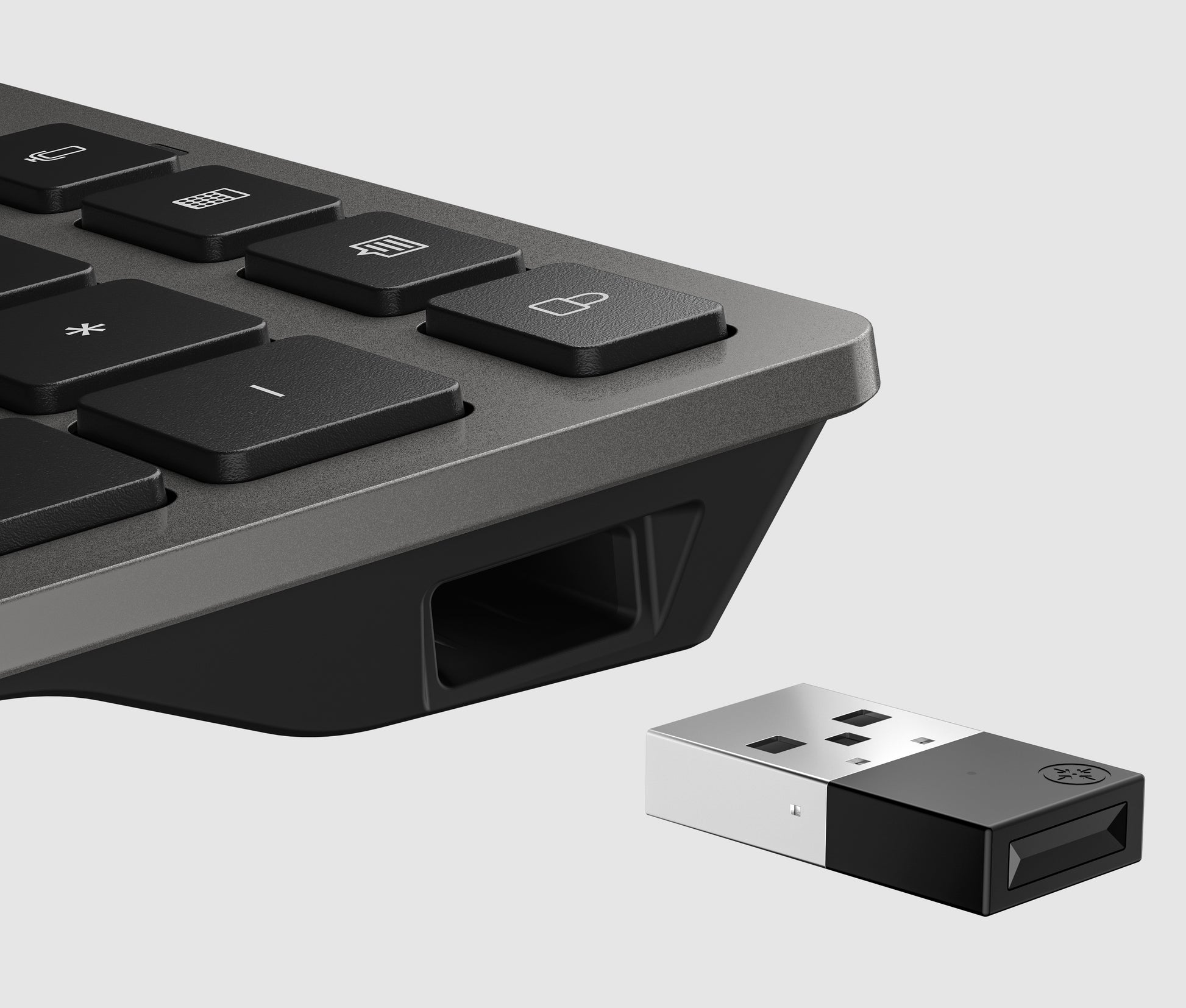 HP 720 – Tastatur – Bluetooth – USB‑A – Multi‑Device, Wiederaufladbar, Leise Tasten – Schwarz