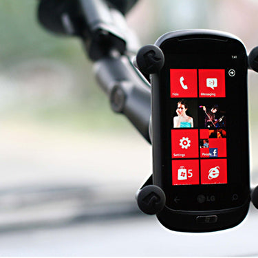 RAM Mounts Auto-Halterung, X-Grip, Saugnapf, 1" Kugel – für Smartphones – Schwarz, Aluminium/Kunststoff