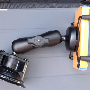 RAM Mounts Auto-Halterung, X-Grip, Saugnapf, 1" Kugel – für Smartphones – Schwarz, Aluminium/Kunststoff