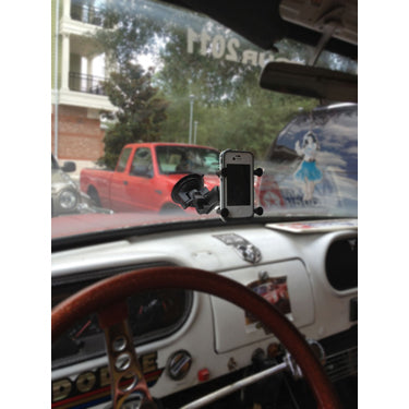 RAM Mounts Auto-Halterung, X-Grip, Saugnapf, 1" Kugel – für Smartphones – Schwarz, Aluminium/Kunststoff