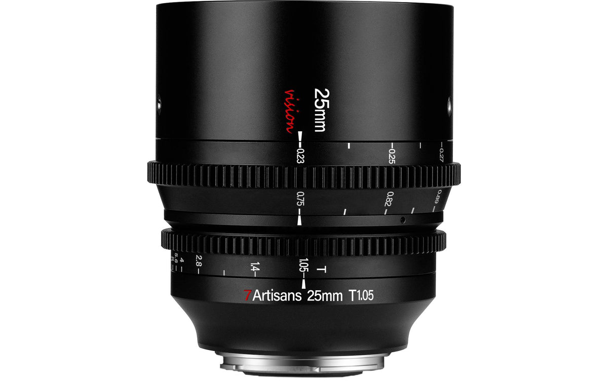 7Artisans C102B Kinoobjektiv – 25 mm T/1.05 – für Fujifilm X-Mount