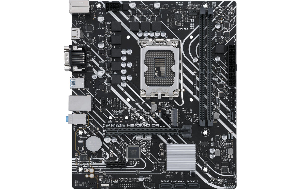 ASUS PRIME H610M-D D4 – Mainboard – LGA 1700, Intel H610, mATX, DDR4