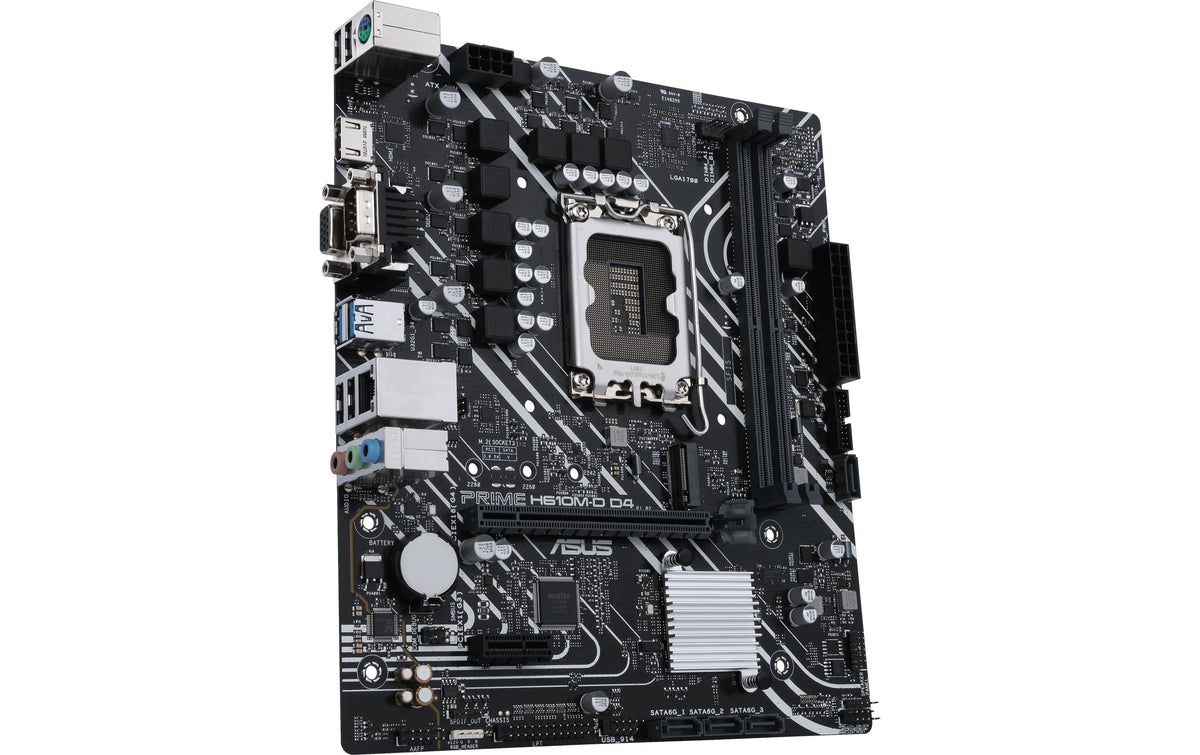 ASUS PRIME H610M-D D4 – Mainboard – LGA 1700, Intel H610, mATX, DDR4
