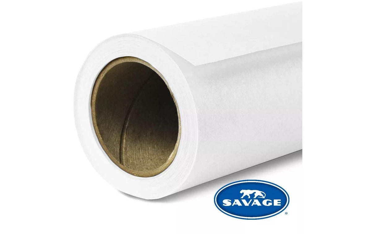 Savage Universal Savage Hintergrundpapier – 1,35 × 11 m – Weiss