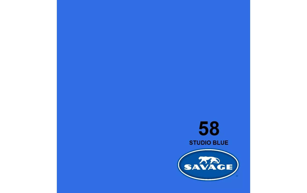 Savage Universal 58-1253 Hintergrundpapier – 1350 × 11000 mm – Blau