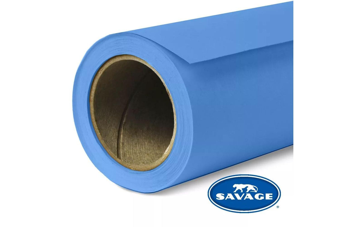 Savage Universal 58-1253 Hintergrundpapier – 1350 × 11000 mm – Blau