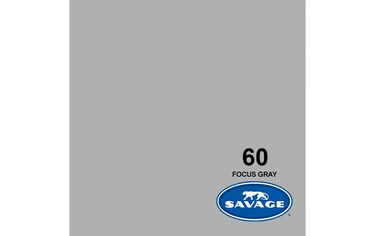 Savage Universal 60-1253 Hintergrundpapier – 1,35 × 11 m – Focus Gray