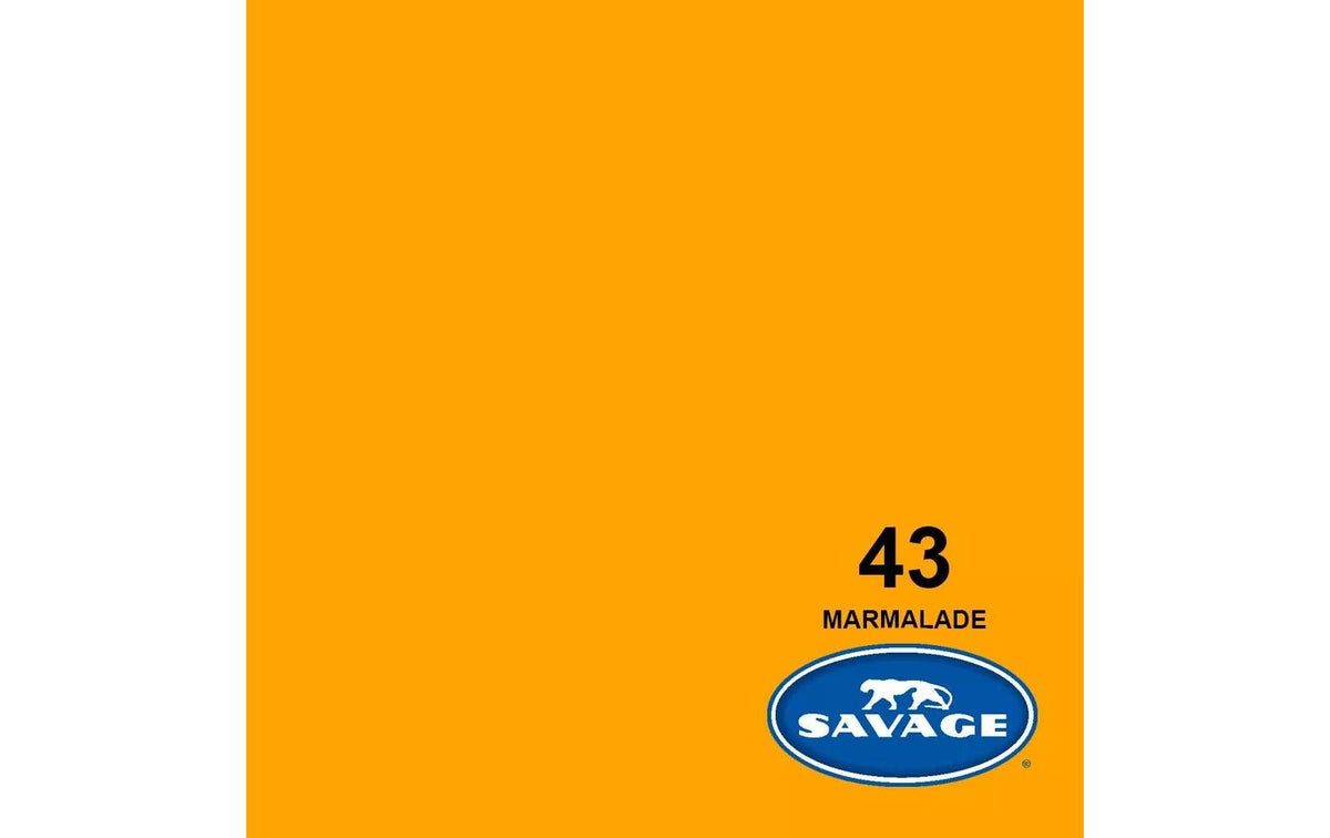 Savage Universal Hintergrundpapier 1,35 × 11 m – Orange (Marmalade) – 145 g/m²