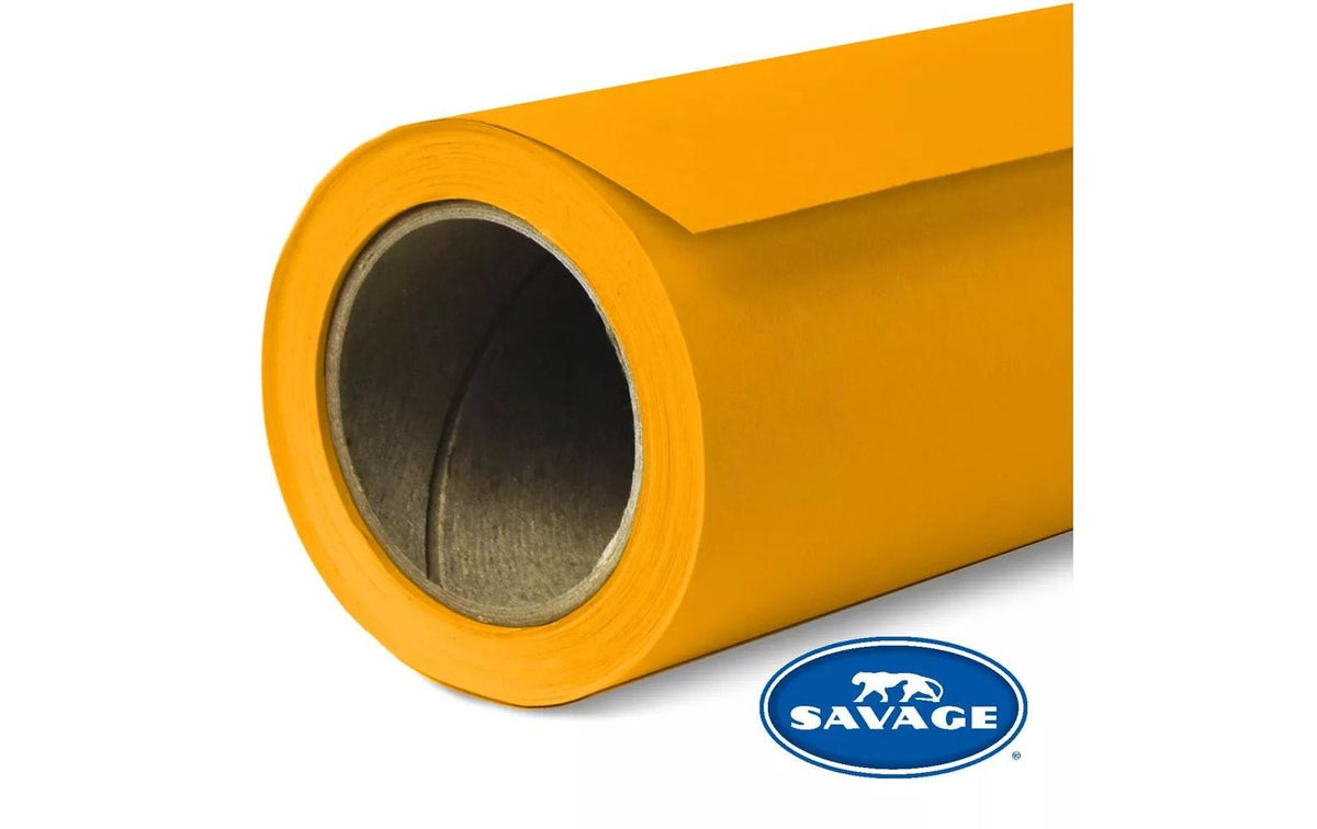 Savage Universal Hintergrundpapier 1,35 × 11 m – Orange (Marmalade) – 145 g/m²