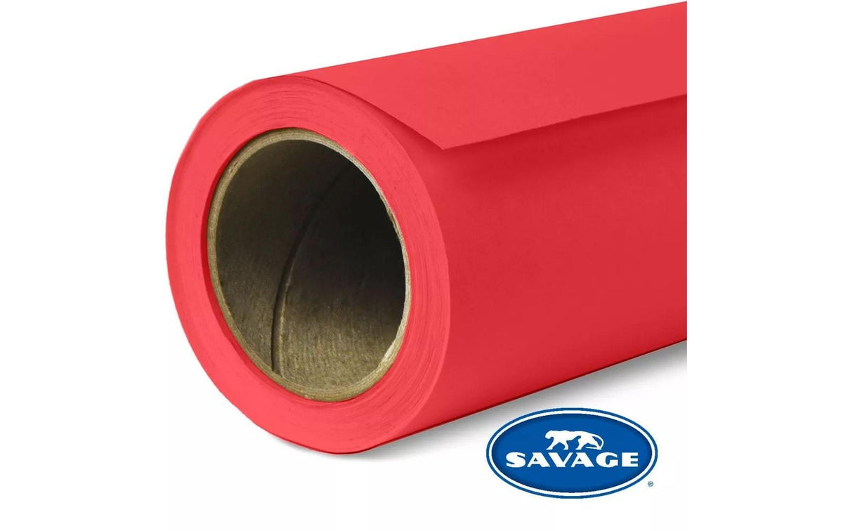 Savage Universal Savage Prim Red Hintergrundpapier – 2,72 × 11 m – Rot – 145 g