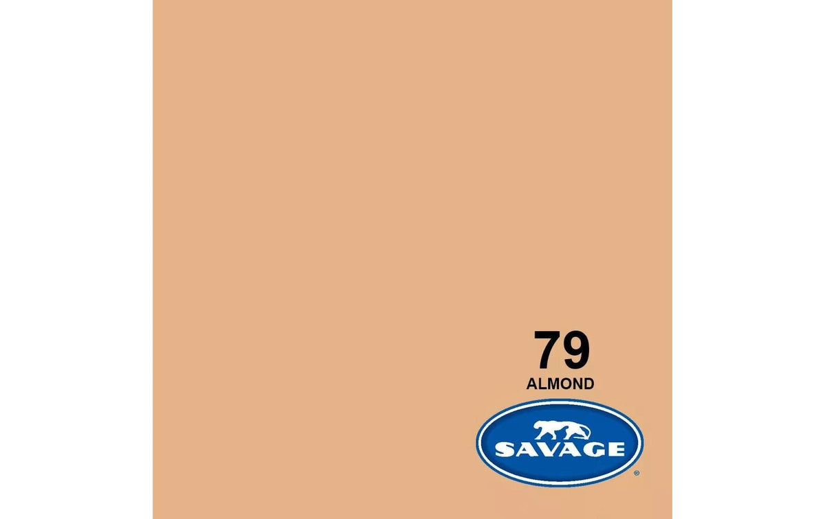 Savage Universal 79-12 Hintergrundpapier – 2,72 × 11 m – Mandel (Beige)