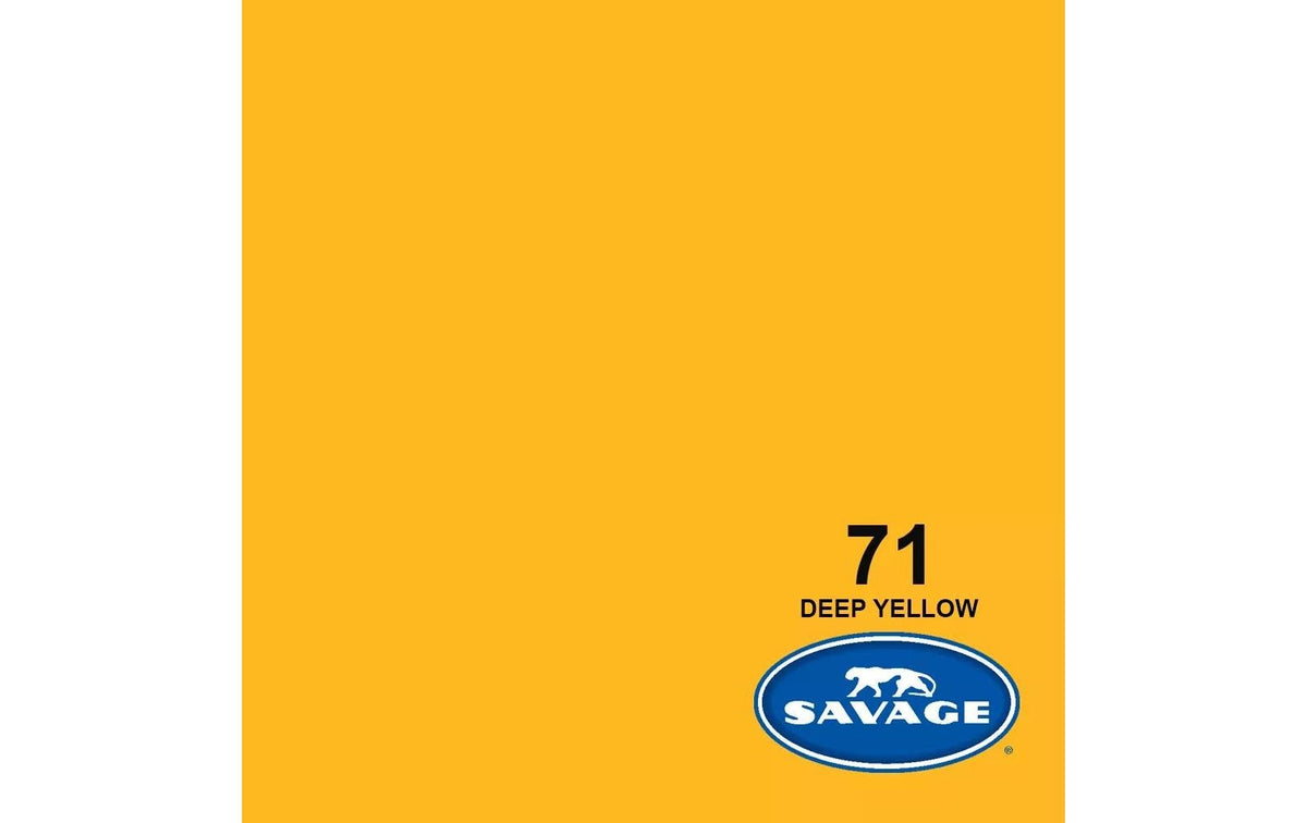 Savage Universal 71-12 Hintergrundpapier – 2,72 × 11 m – Gelb