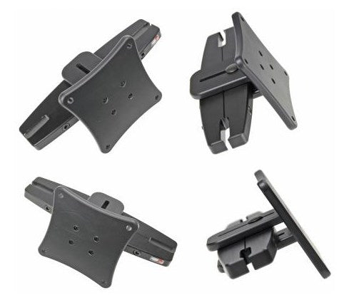 Brodit Fahrzeug-Dock für VESA 75×75 mm – Passive Halterung, Schwarz