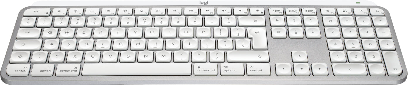 Logitech MX Keys S – Tastatur, US-Layout (EN), Grau – für macOS