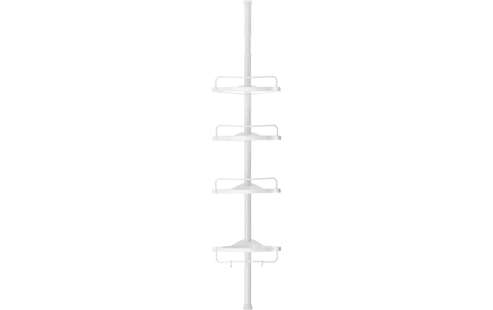 Songmics Aufbewahrungsbox (Bad) BCB001A – 85–305 cm, Polypropylen/Stahl (pulverbeschichtet), 3 kg, Weiss