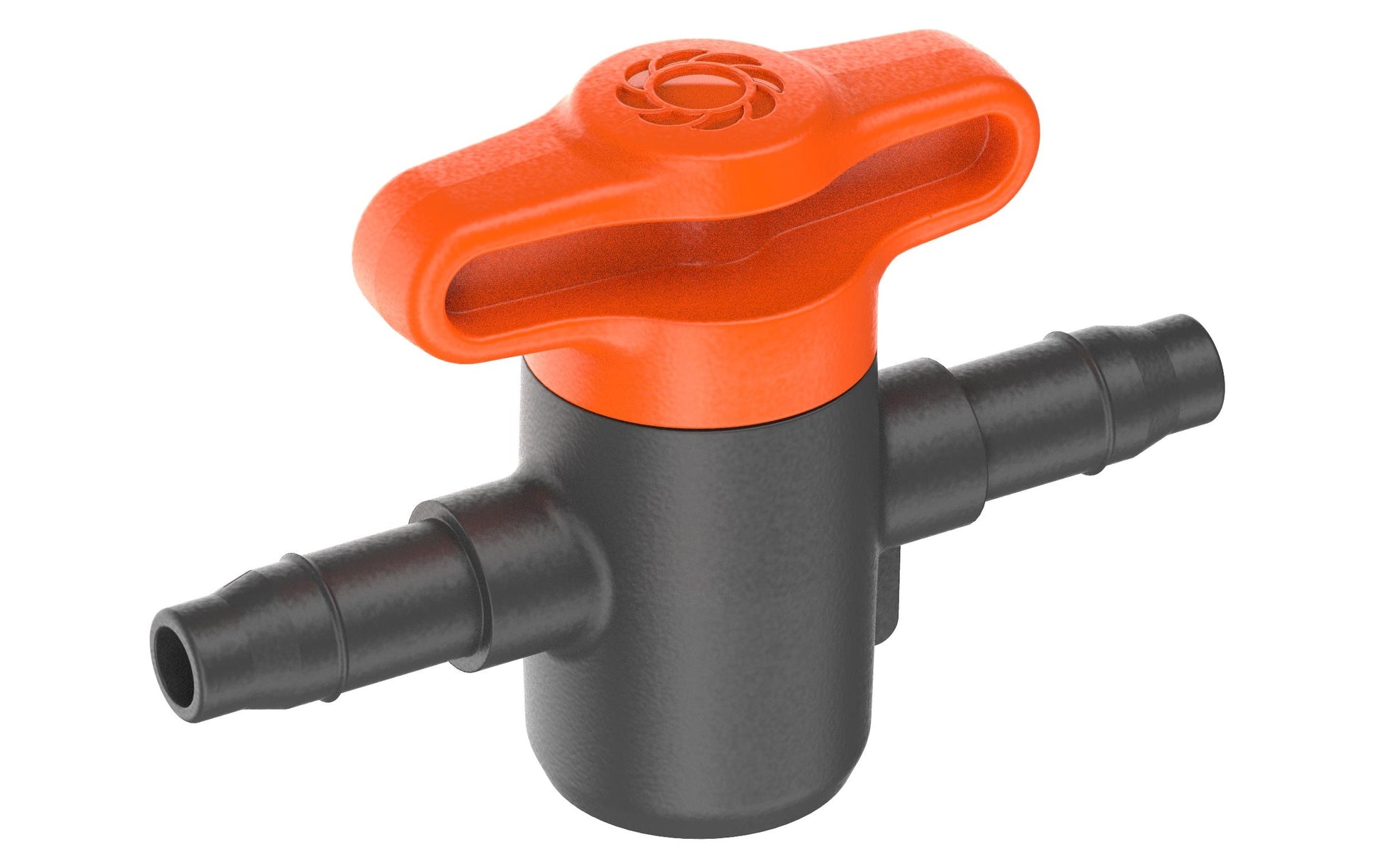 Gardena Ventil – für 3/16" (4,6 mm) Rohre, für Kaltwassersystem, Schwarz/Orange