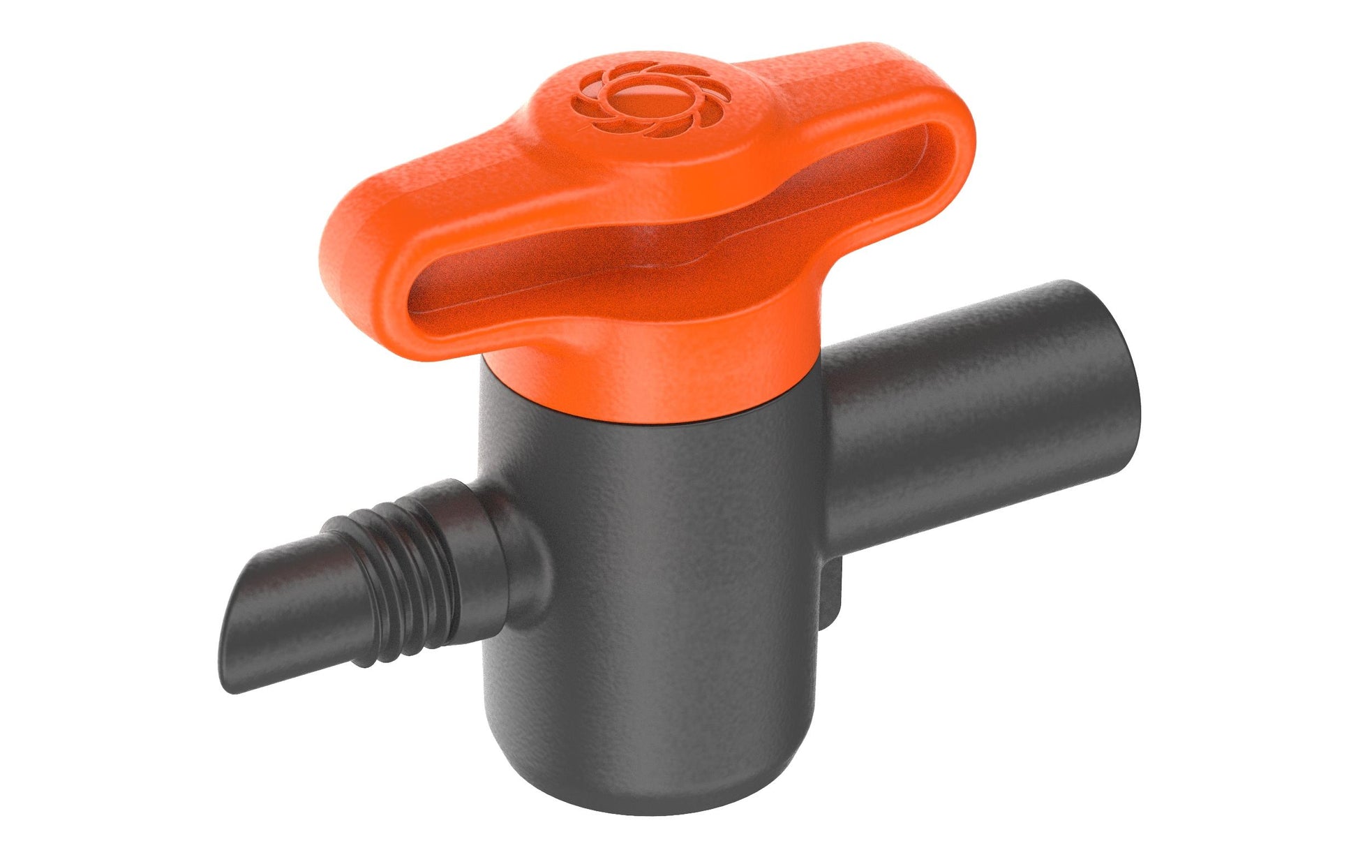 Gardena Regulierventil – Micro-Drip-System, Schwarz, Orange, für 4,6 mm Rohre