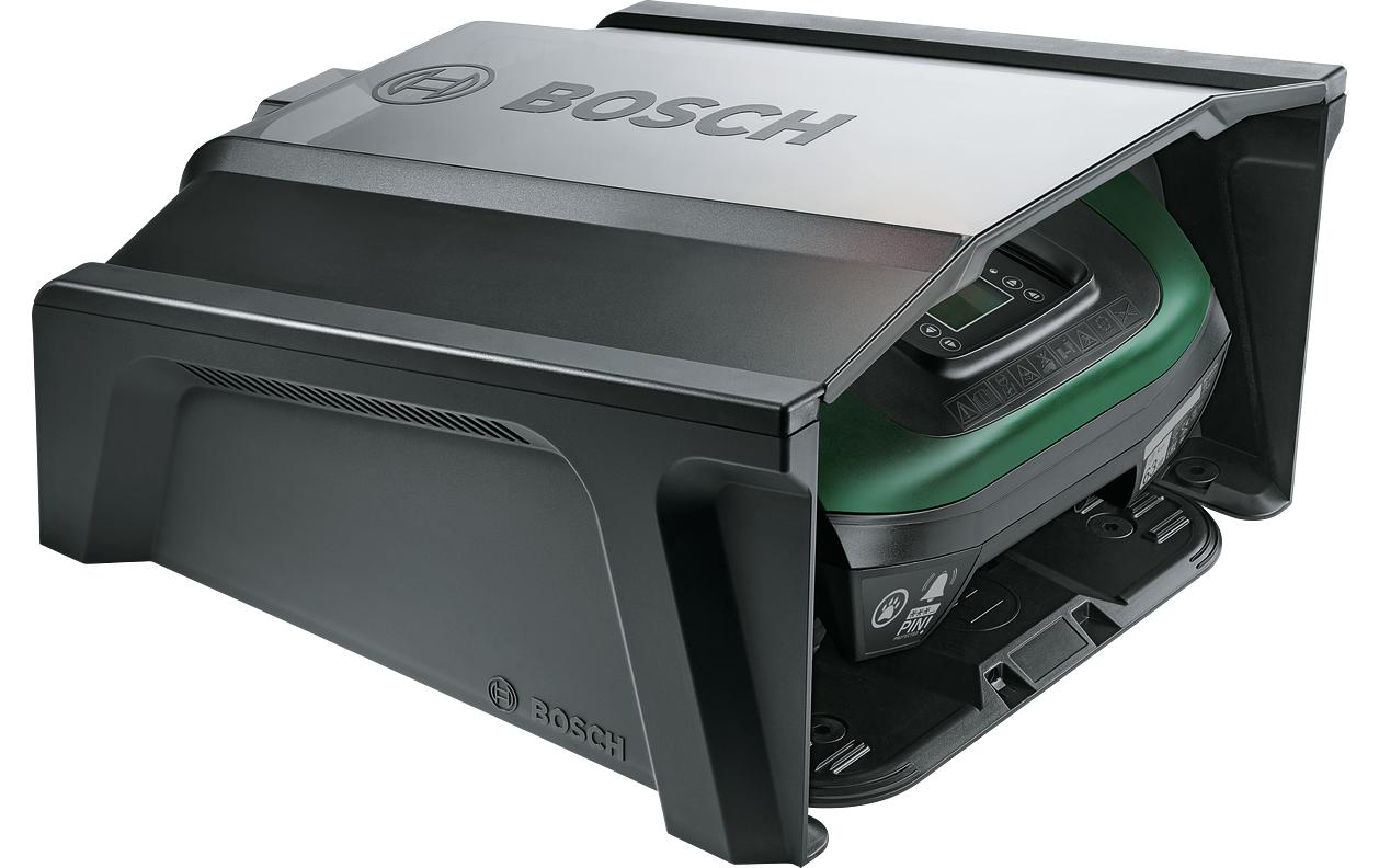 Bosch Mähroboter-Garage 500 × 562 × 295 mm Kunststoff – 1 Stk – für Indego XS 300, S 500, S+ 500 und andere