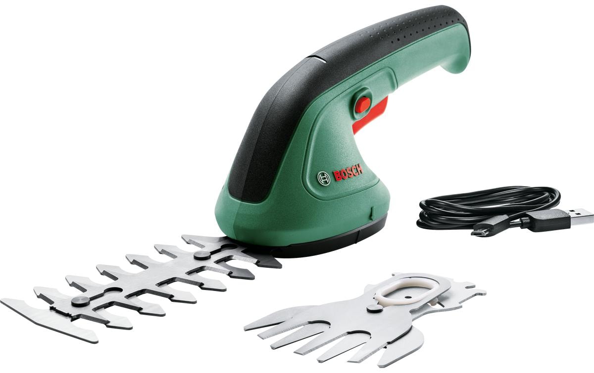 Bosch EasyShear Akku-Grasschere – 3,6 V – Ø 80 mm – 1,5 Ah & Ladegerät