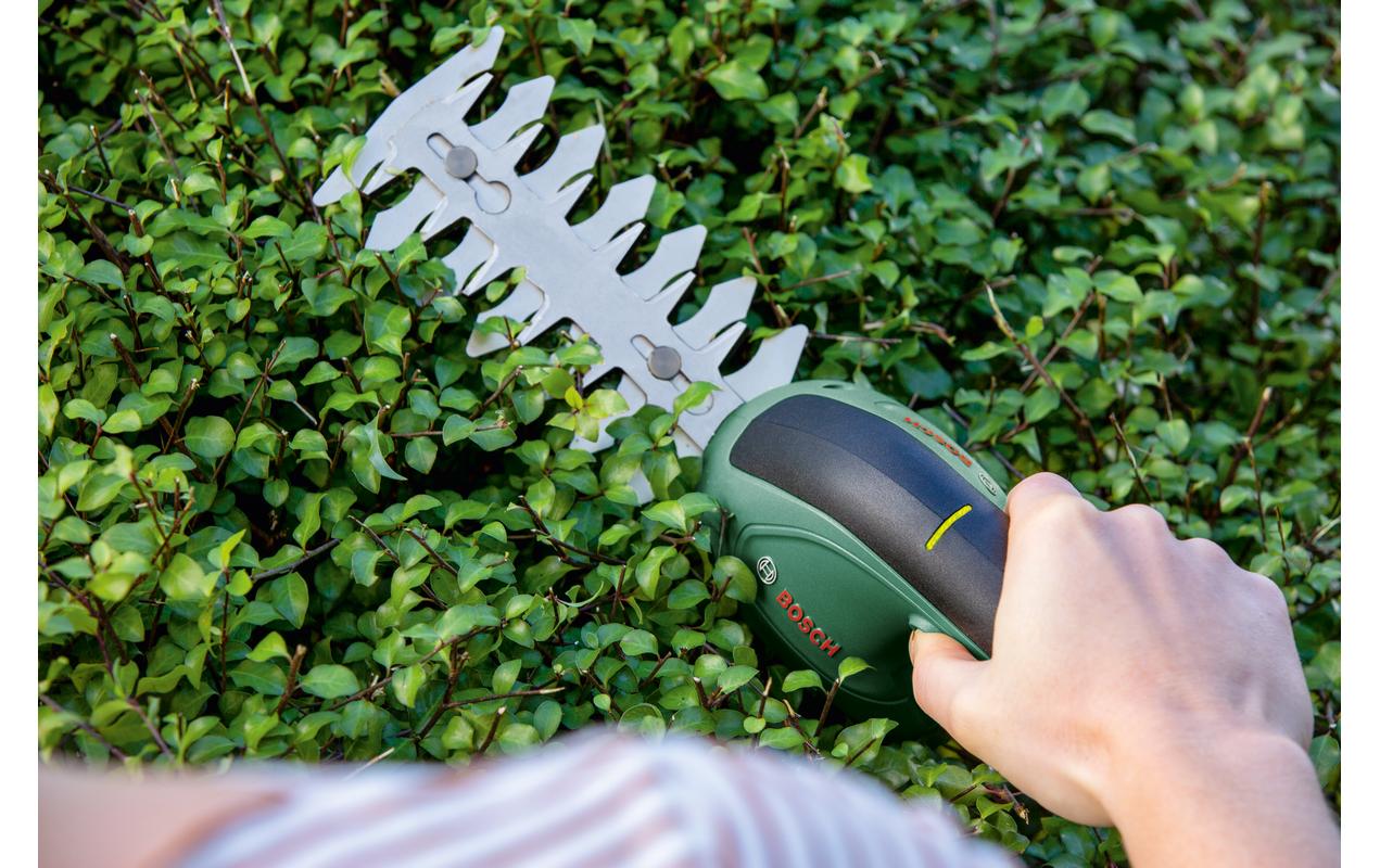 Bosch EasyShear Akku-Grasschere – 3,6 V – Ø 80 mm – 1,5 Ah & Ladegerät