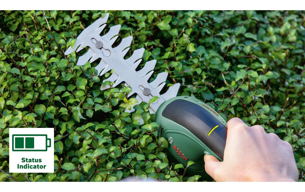 Bosch EasyShear Akku-Grasschere – 3,6 V – Ø 80 mm – 1,5 Ah & Ladegerät