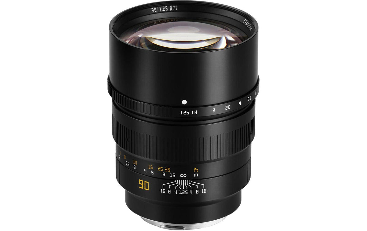 TTArtisan 90 mm f/1.25 Festbrennweite – Vollformat, manueller Fokus, 77 mm Filter – für Canon RF