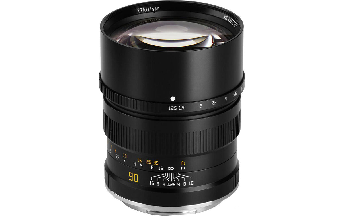 TTArtisan 90mm f/1.25 Objektiv – Fujifilm G-Mount – für Fujifilm – manuell, 77 mm Filter