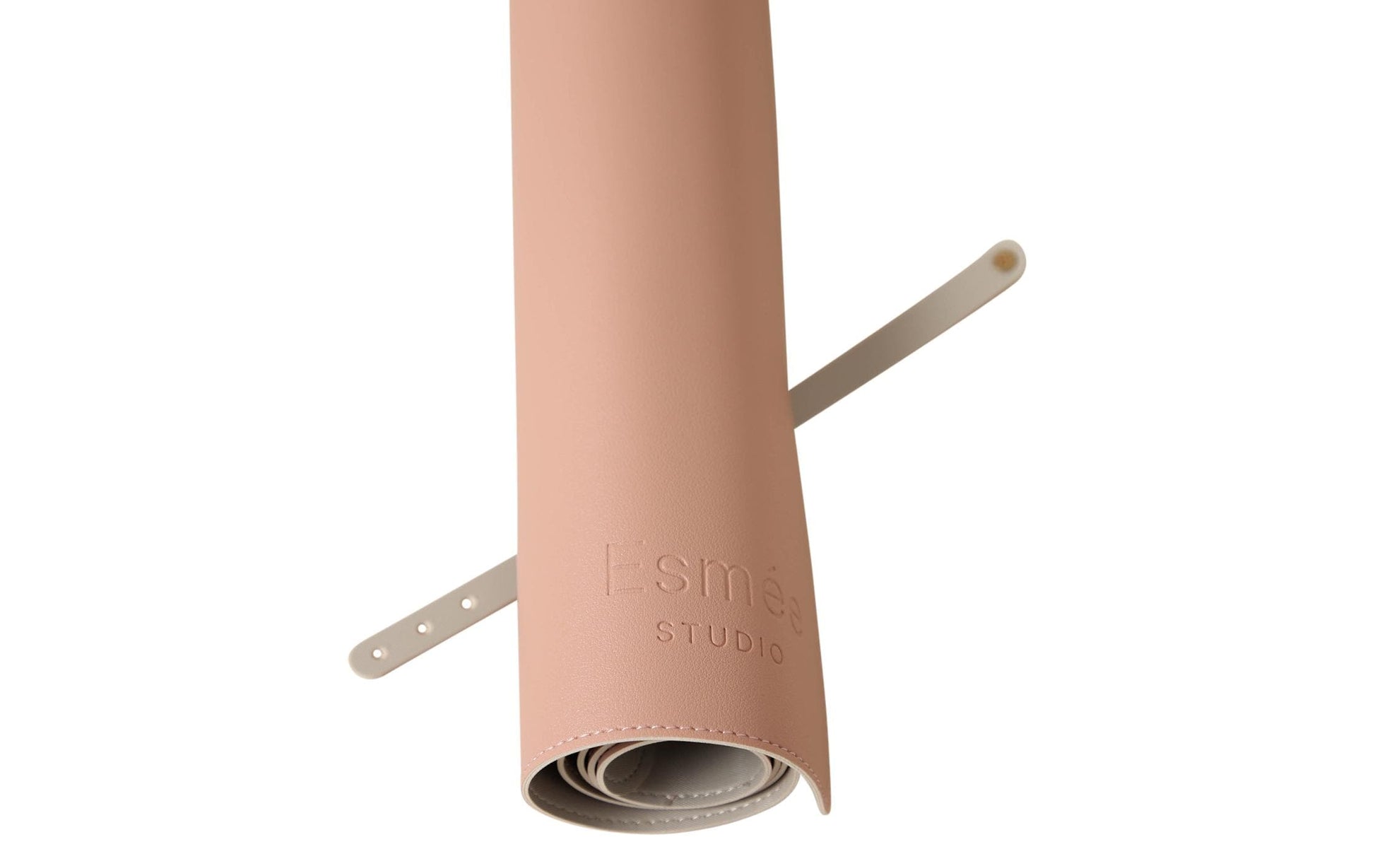 Esmée Schreibtischunterlage – 800 × 400 mm, Kunstleder, Rosa, rutschfest, 1 Stück