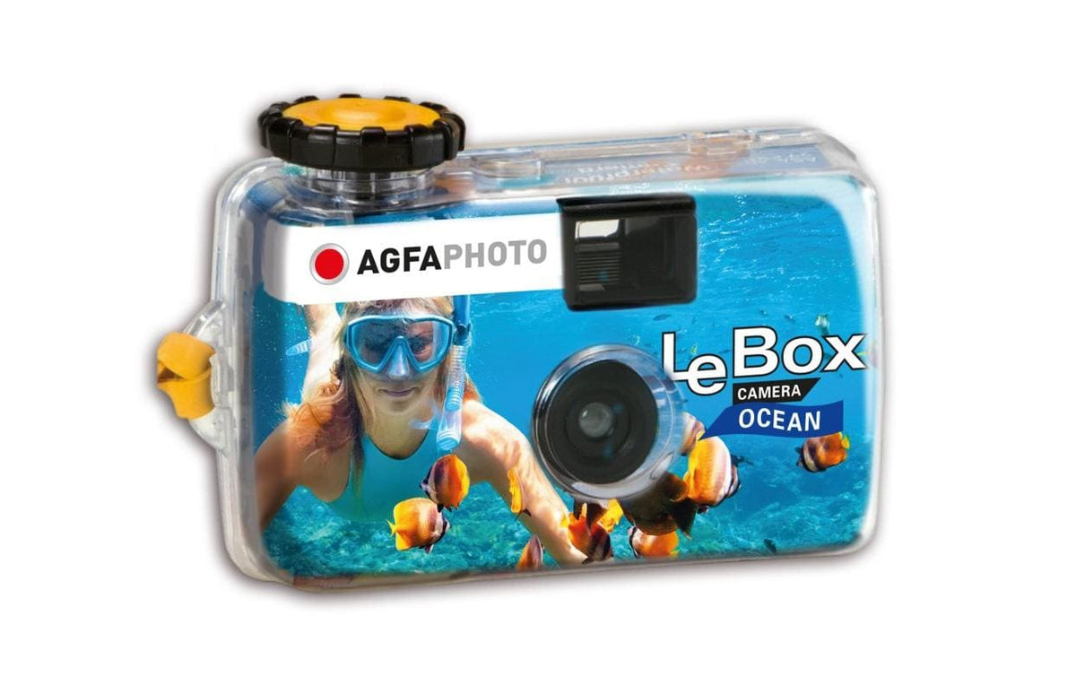 AgfaPhoto LeBox Ocean – Einweg-Filmkamera, 135 mm, Mehrfarbig