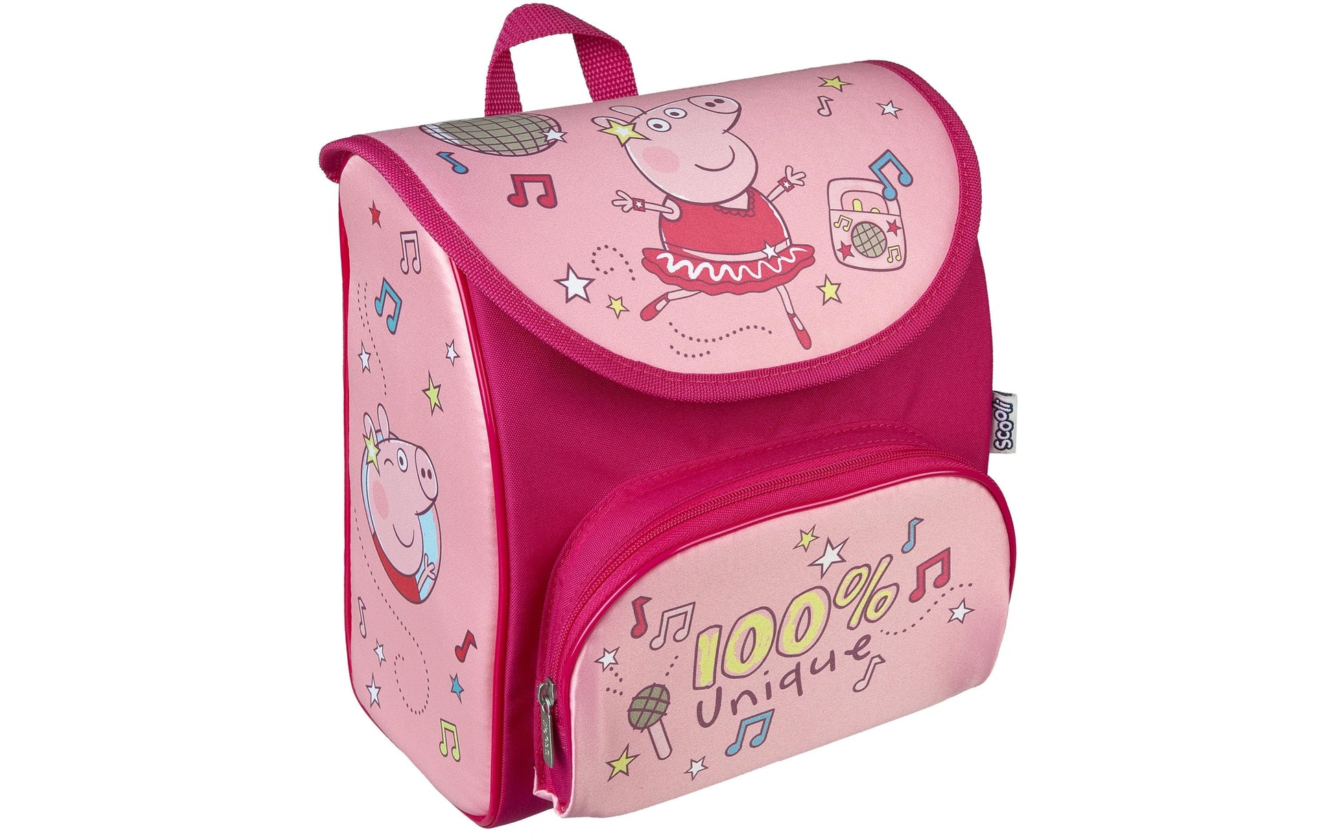 Scooli Peppa Pig Kindergartenrucksack – 23 × 21 × 13 cm, Rot