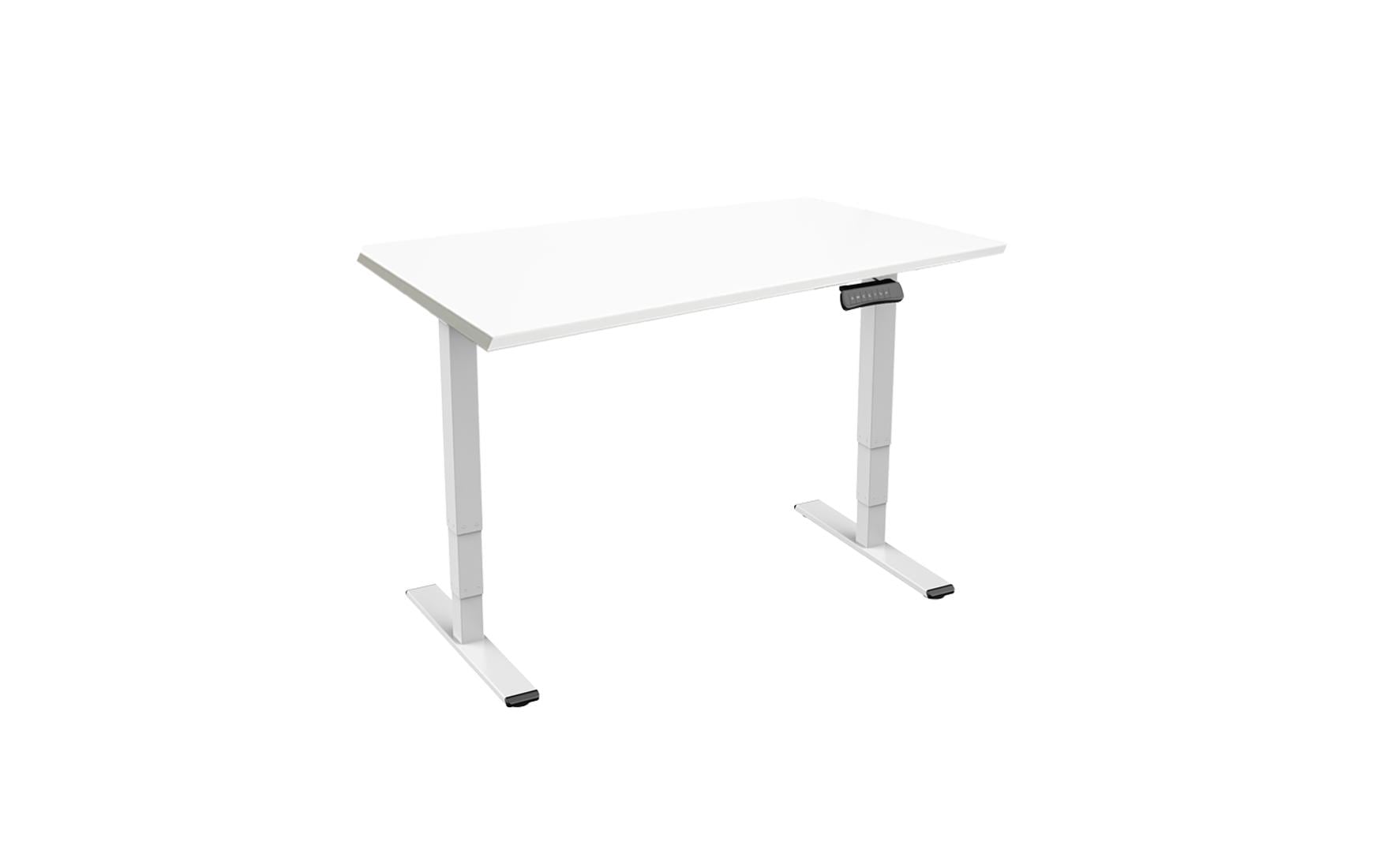 Contini Stehtisch – 180 × 80 × 130 cm – weiss – höhenverstellbar