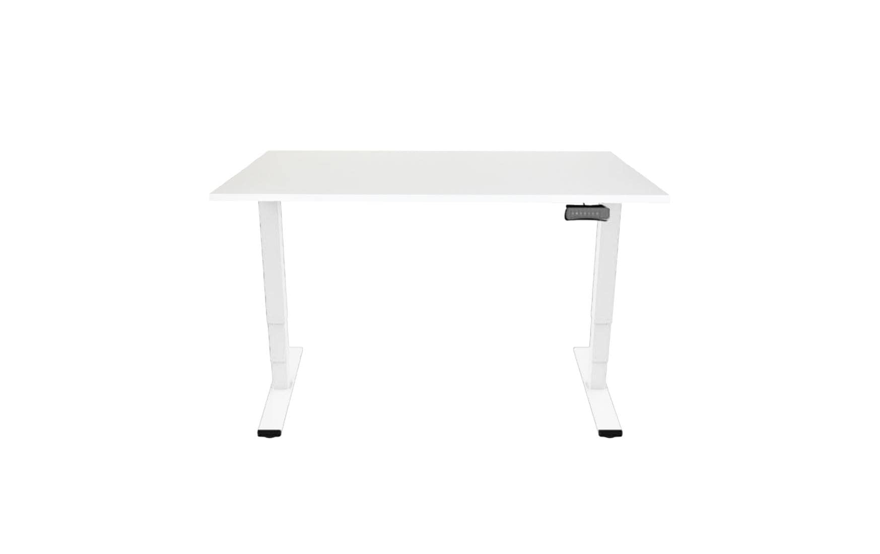 Contini Stehtisch – 180 × 80 × 130 cm – weiss – höhenverstellbar