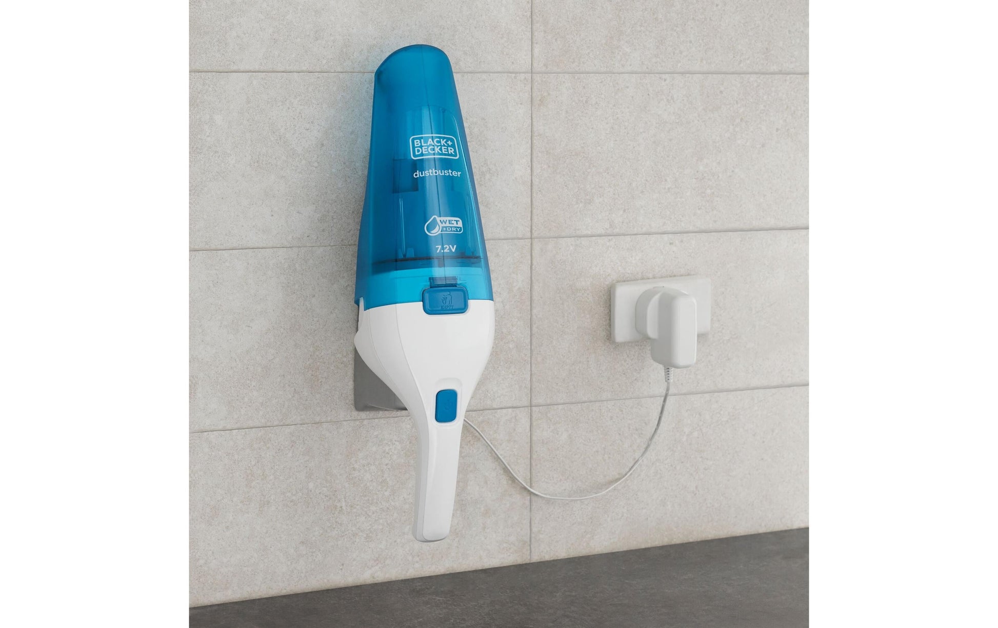 Black & Decker BLACK+DECKER Handstaubsauger WDC115WA – 1500 mAh, 0,4 l, Akkubetrieb, 1 Stufe