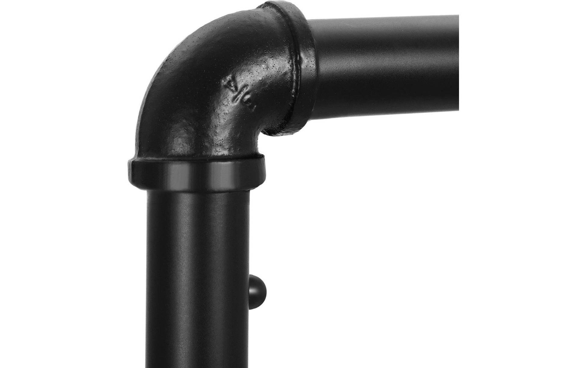 Vasagle Garderobenständer – Stahl, Schwarz/Braun, 103,5 × 40 × 162 cm
