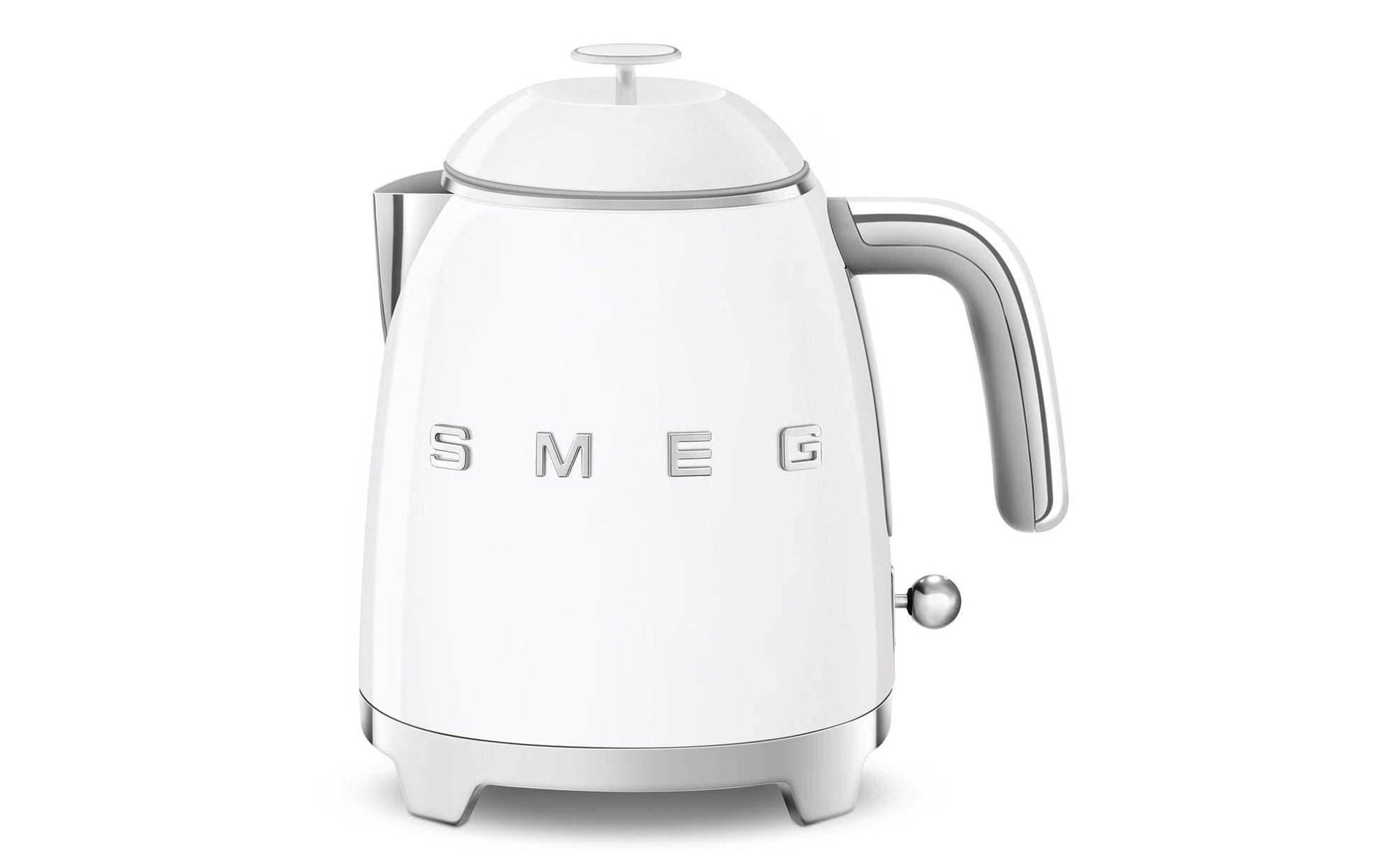 SMEG KLF05WHEU – Wasserkocher 0,8 l, 1400 W, Edelstahl, Weiss