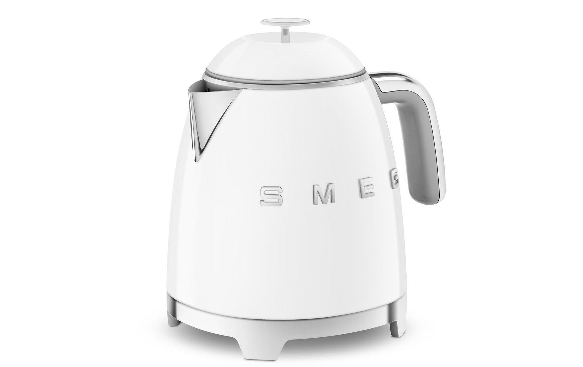 SMEG KLF05WHEU – Wasserkocher 0,8 l, 1400 W, Edelstahl, Weiss